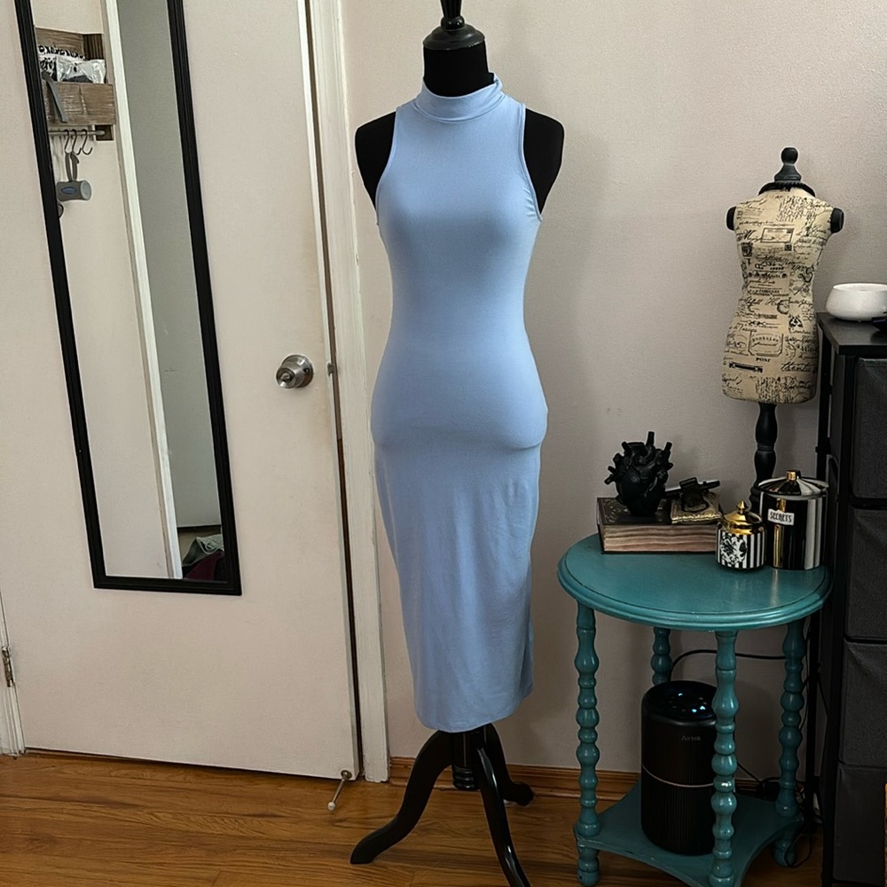 Blue Midi Dress
